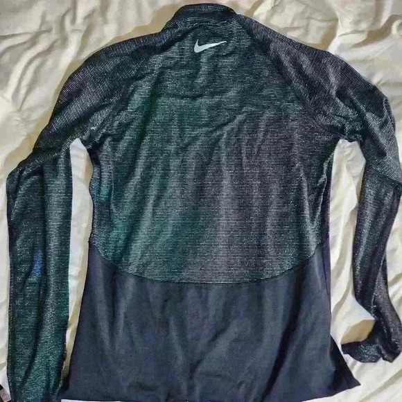 Nike Women’s‎ Pro Warm Dri-FIT Long Sleeve Training Top Black Metallic Size M - Picture 6 of 8